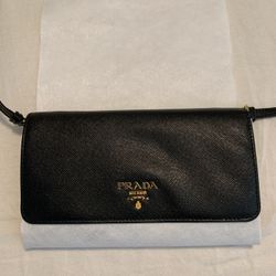Prada Leather Clutch