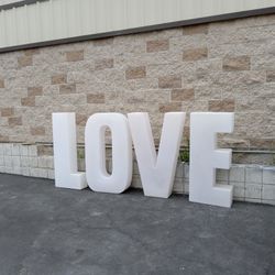 Large LOVE Letters