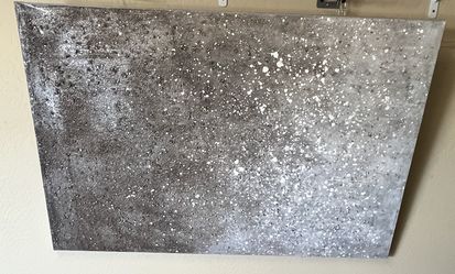 Large Textured Abstract Canvas Wall Art 39x59 Modern Decor