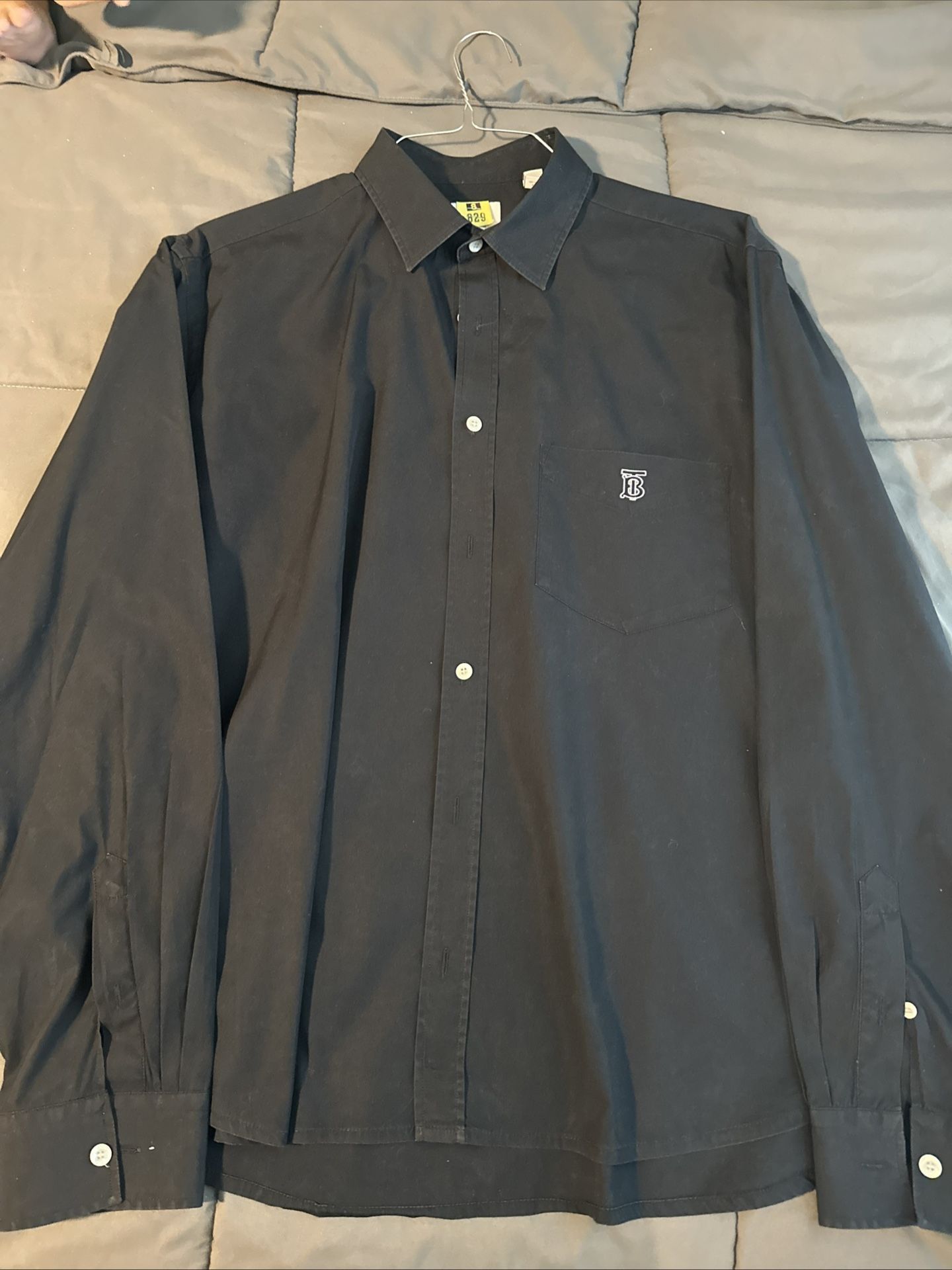 2 Burberry Men Dress Shirts 