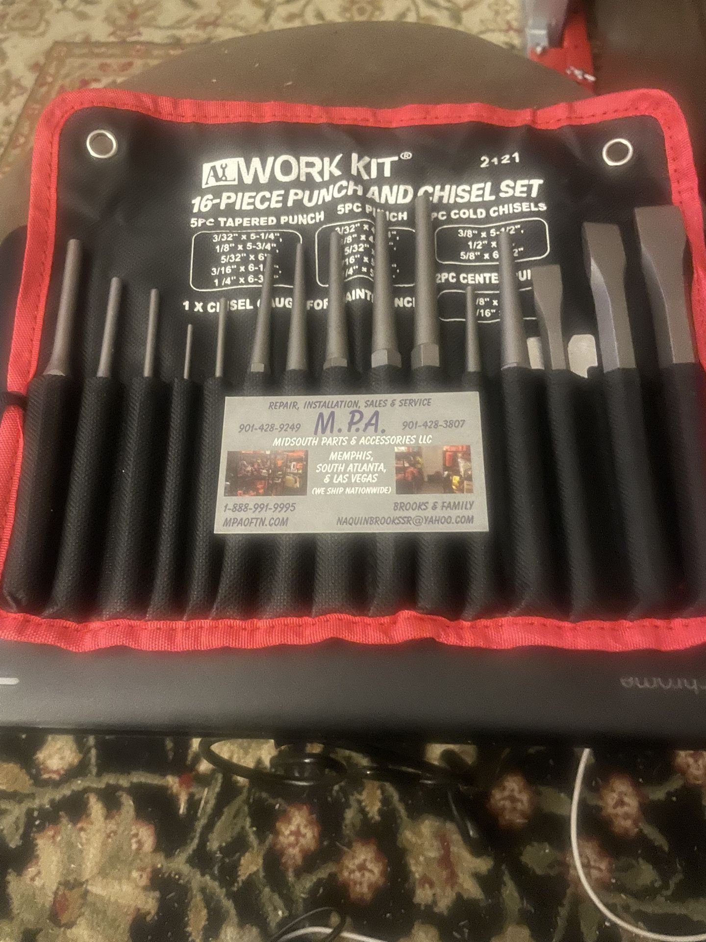 Brand New Punch & Chisel Set