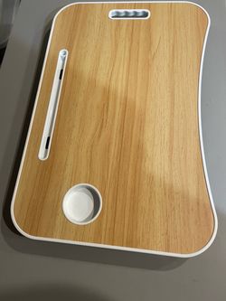 Portable Lap Desk with Cup Holder and folding legs
