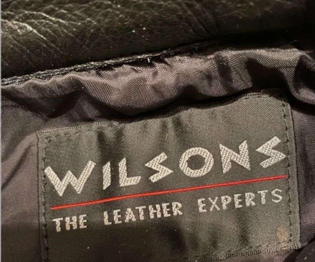 Wens Black Leather pants38