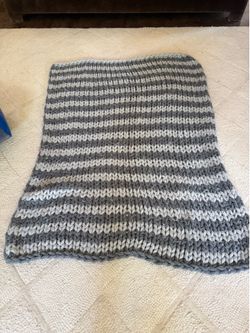 Large throw blanket-grey color