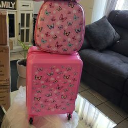 Suitcase 4pc Butterfly