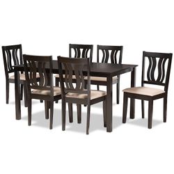 7-Piece Dining Table and Chair Set
