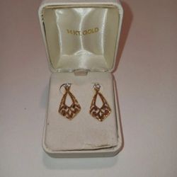 14k Jacket Earring Enhancer