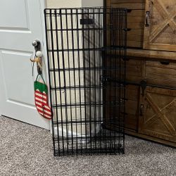 Large Black dog gate/cage