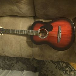 Acoustic Guitar With Case
