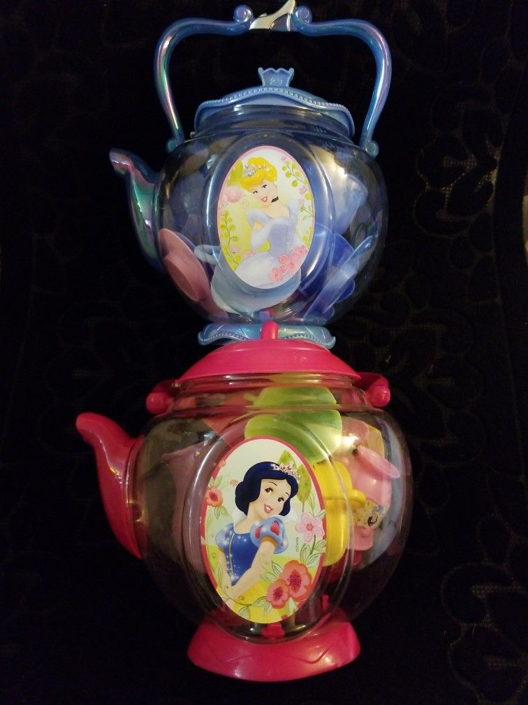 Disney's Princess Cinderella/Snow White Tea Sets