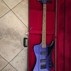 Hardluck Kings Purple Spider 4 String Electric Bass