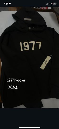 Fear of God Essentials 1977 Hoodie Black