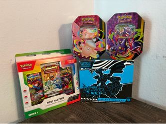 Black bolt gengar clefairy tins first partner