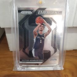 Victor Wembanyama Rookie RC Panini Prizm EMERGENT Insert San Antonio SPURS