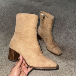 Suede Booties 