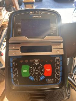 Nautilus Elliptical Console Display Panel