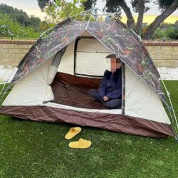 NEW Easy Up Camping Tent Pop Open Camping Tent For 3 People 