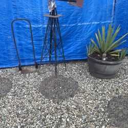 Plant , Dolly and windmill