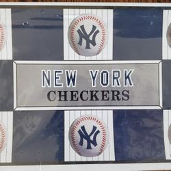 NY Yankees Checkers board game