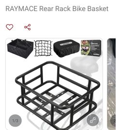 RAYMACE Rear Rack Bike Basket Brand New in the box.