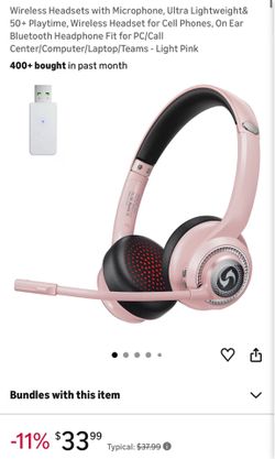 Surpixo S10 pink headphones