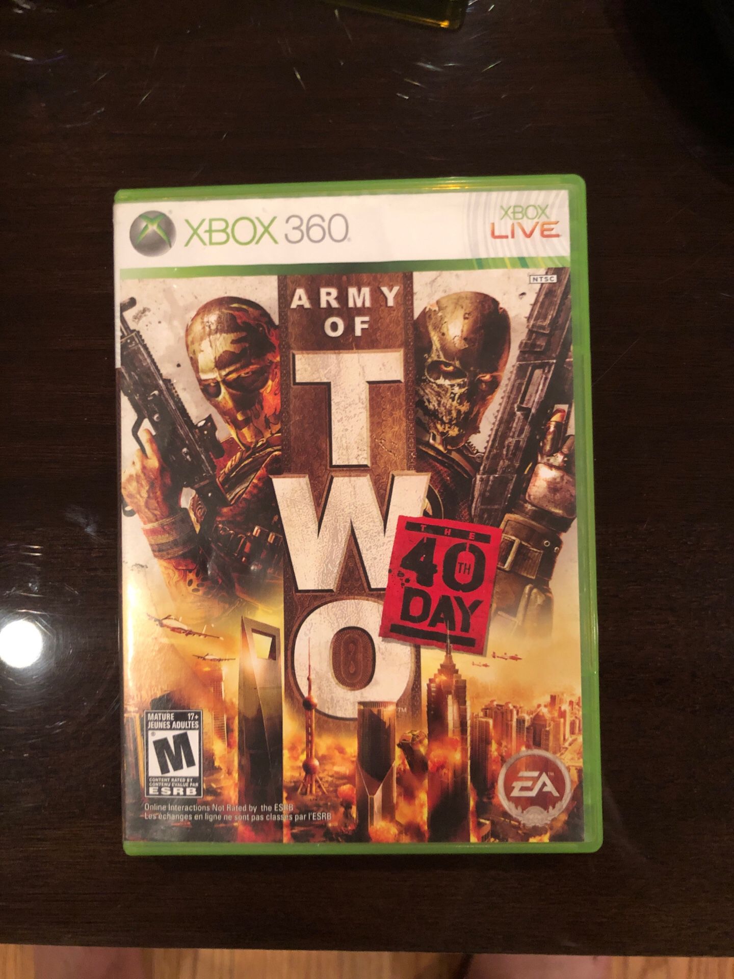 Army of two 40 day Xbox 360 game