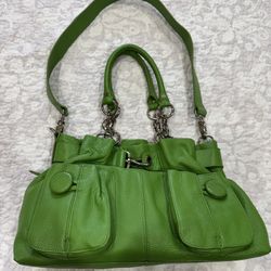 Bodhi Green Shoulder/Hand Bag