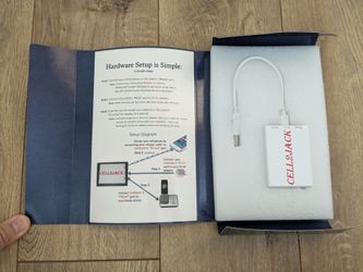CELL2JACK Bluetooth Cell Phone to Home Phone Adapter
