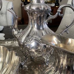 Silverplated teaset