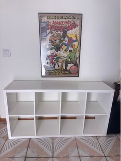IKEA KALLAX shelf unit, white, 30 1/8x57 5/8”