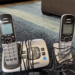 Cordless Phones 2 Setups With One Base And One Satellite Each