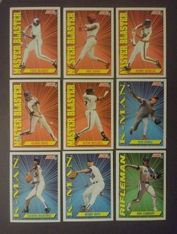 1991 Score Baseball Card Lot Master Blaster K-MAN Rifleman Special Cards Vintage Collectible Collection