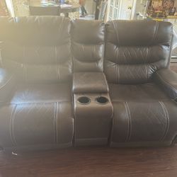 Top Grain Leather Recliner
