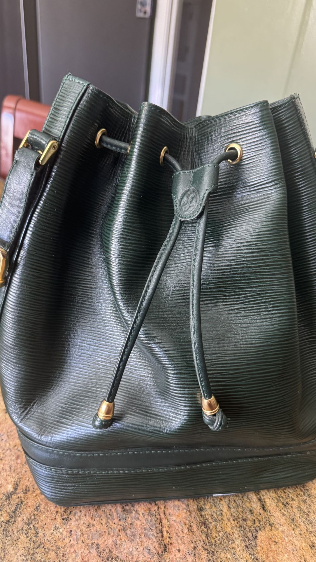 Vintage Leather Lorenzi Bucket Purse