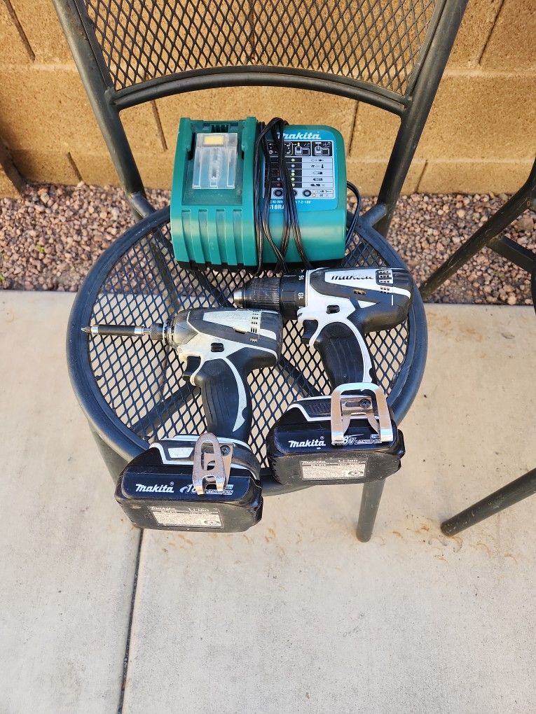 Makita 18v Impact And Drill