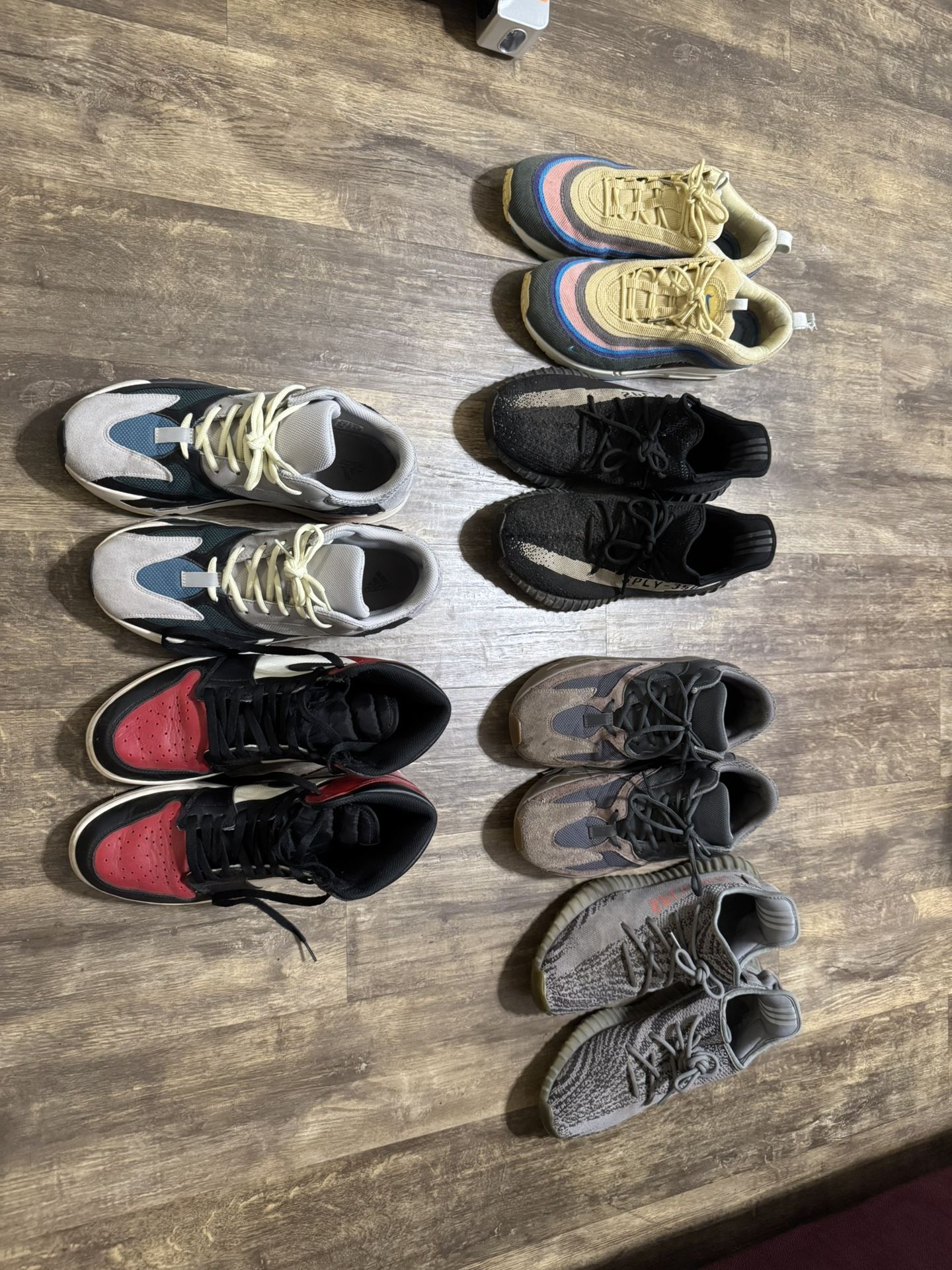 Yeezys, Air Jordan 1 and Air Max