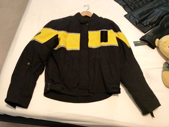 Motorcycle Padded Elbows and Shoulders Jacket