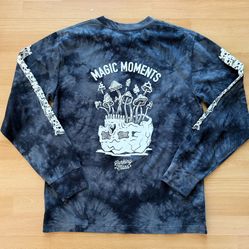 MWT New Men M Lurking Class Magic Moments Tie Dye T-shirt Sweatshirt Mushroom