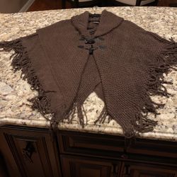 Ladies Pancho Brand New Never Worn
