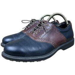 Jack Nicklaus Signature Oxford Golf Shoes By Allen Edmonds 9 D Black Brown Men