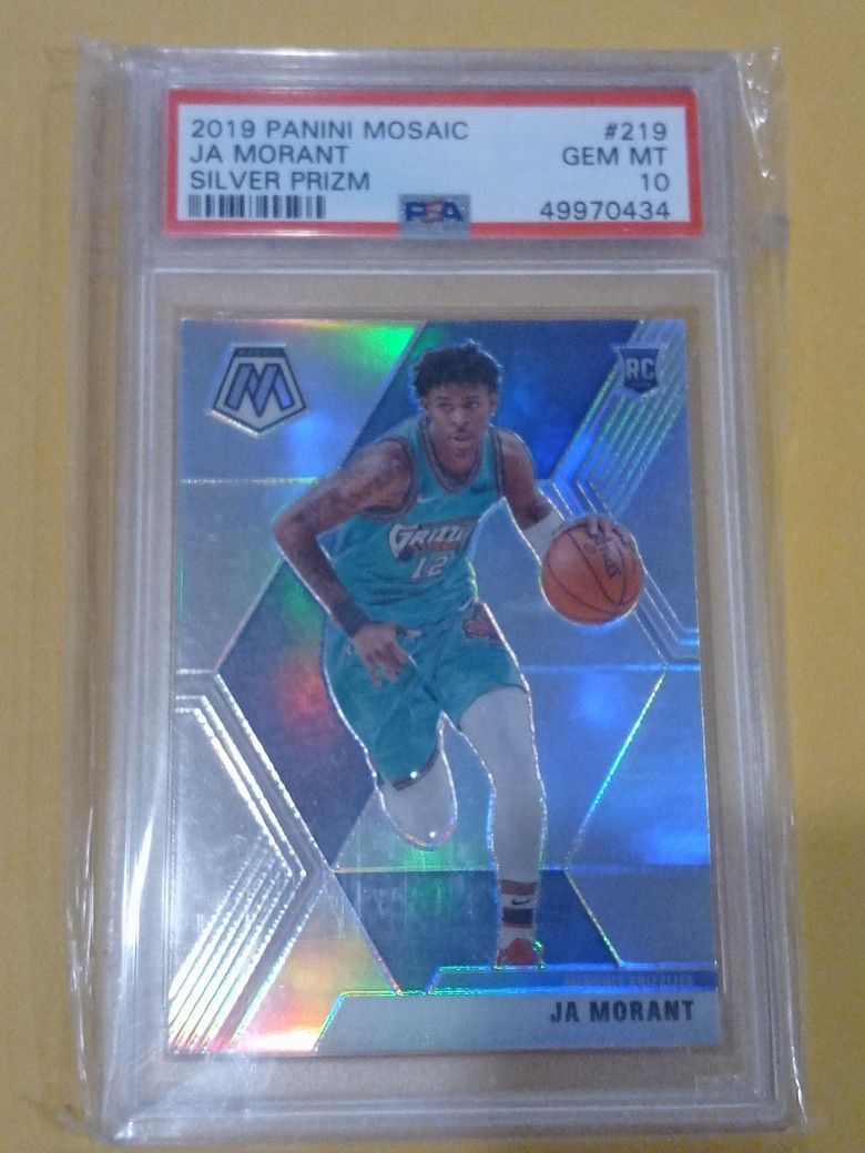 2019 panini Ja Morant Blue 99枚限定RC PSA10 2019 panini Ja Morant