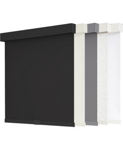 AOSKY Blackout Roller Shades Cordless Blinds for Windows, Free-Stop Shades with Valance, Thermal Insulated Fabric, UV Protection, Natural Woven Blinds