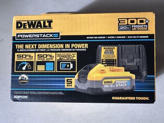 20V MAX XR POWERSTACK Lithium-Ion Battery Starter Kit with 5.0Ah Battery and Charger