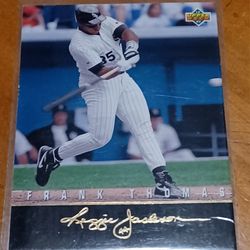 Frank Thomas Insert Reggie Jackson 1997 Clutch Performers Chicago White Sox 