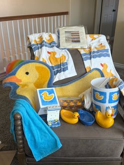 Rubber Duck Bathroom Accessory Set