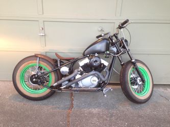 Kikker Bobber Motorcycle V -Twin rat rod
