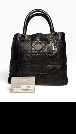 Christian Dior Lady Dior Black Cannage Handbag