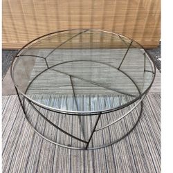 Contemporary Thicket Round Coffee Table by Ted Boerner.