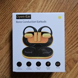 Bone Conduction Headphone Wireless Bluetooth 5.4, 0.8g Pillow Sleep Earbuds with HD Mic/Touch Control/Clear Calls,