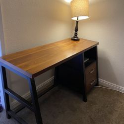 $60 Desk With Filing Cabinet Drawer